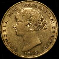 1870 Sydney Mint Type II Sovereign Very Fine