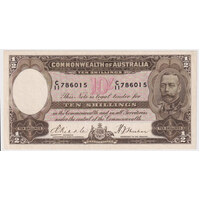 1933 Ten Shilling Riddle/Sheehan R9 Very Fine