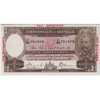 1934 Ten Shilling Riddle/Sheehan R10 PCGS VF30