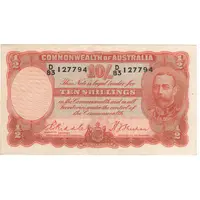 1936 Ten Shilling Riddle/Sheehan R11 EF