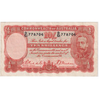 1936 Ten Shilling Riddle/Sheehan R11 Very Fine