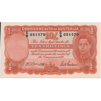 1942 Ten Shilling Armitage/McFarlane R13 Uncirculated