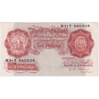 Great Britain 1955 10 Shillings P# 368c Uncirculated