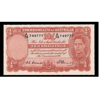 1949 Ten Shilling Coombs/Watt R14 good EF