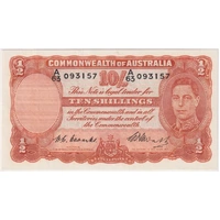 1949 Ten Shilling Coombs/Watt R14 good VF