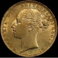 1880 Sydney Young Head Sovereign good EF