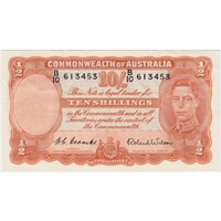 1952 Ten Shilling Coombs/Wilson R15 Extremely Fine