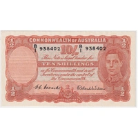 1952 Ten Shilling Coombs/Wilson R15 Extremely Fine