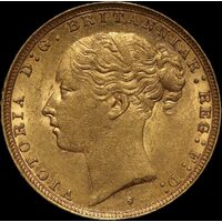 1882 Sydney Young Head Sovereign Extremely Fine