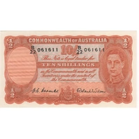 1952 Ten Shilling Coombs/Wilson R15 Uncirculated