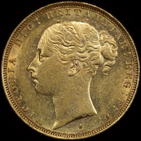 1885 Sydney Young Head Sovereign Extremely Fine