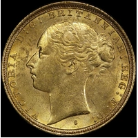 1887 Sydney Young Head Sovereign good EF