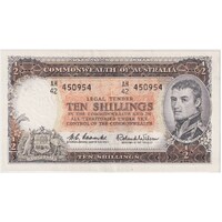 1961 Ten Shilling Coombs/Wilson R17 good EF