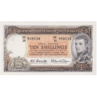 1961 Ten Shilling Coombs/Wilson R17 Uncirculated