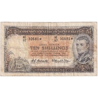 1961 Ten Shilling Coombs/Wilson R17s Fine