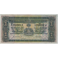 1916 One Pound Collins/Allen R18E about Fine