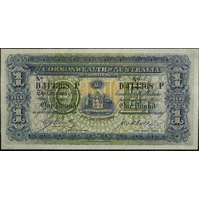 1918 One Pound Cerutty/Collins R21 PCGS VF20