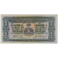 1918 One Pound Cerutty/Collins R21 Extremely Fine