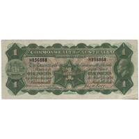 1923 One Pound Miller/Collins R22aF PCGS VF25