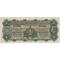 1923 One Pound Miller/Collins R22aL Extremely Fine