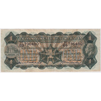 1927 One Pound Kell/Heathershaw R25 about VF