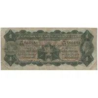 1927 One Pound Kell/Heathershaw R25 Very Good