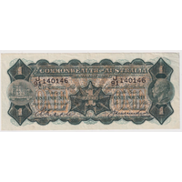 1927 One Pound Riddle/Heathershaw R26 about EF