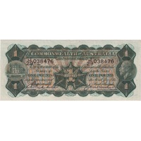 1927 One Pound Riddle/Heathershaw R26 good EF