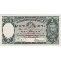 1933 R28 One Pound Riddle/Sheehan about Unc