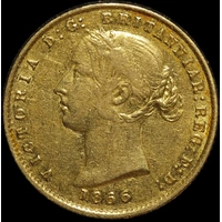 1866 Sydney Mint Type II Half Sovereign about VF