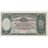1938 One Pound Sheehan/McFarlane R29 good VF