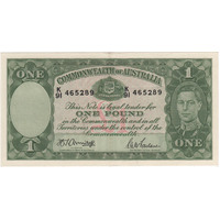 1942 One Pound Armitage/McFarlane R30A good EF