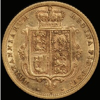 1886 Sydney Young Head Half Sovereign good VF
