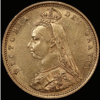 1887 Sydney Jubilee Head Half Sovereign good VF