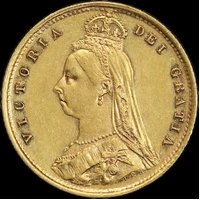 1889 Sydney Jubilee Head Half Sovereign Extremely Fine