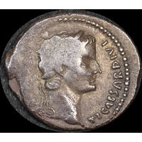 Ancient Rome (Imperial) 14 - AD 37 Tiberius Silver Denarius Livia RIC I# 30 Fine