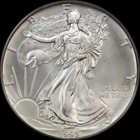 USA 1993 Silver 1oz Eagle Gem Unc Ground Zero Recovery