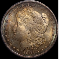 United States 1885-O Silver Morgan Dollar PCGS MS64