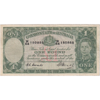 1949 One Pound Coombs/Watt R31 Very Fine