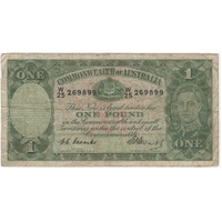 1949 One Pound Coombs/Watt R31 Very Good