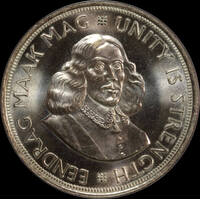 South Africa 1964 Silver 50 Cents KM#62 PCGS PL66