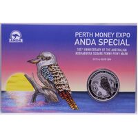 2019 Silver 1oz Kookaburra Penny Privy - Perth Money Expo