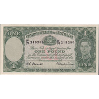 1952 One Pound Coombs/Wilson R32 Very Fine