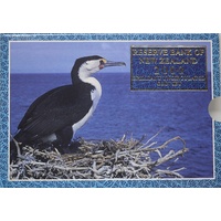 New Zealand 2000 Uncirculated Mint Coin Set Pied Cormorant
