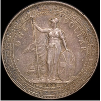 Great Britain 1899-B Silver Trade Dollar KM#25 Extremely Fine