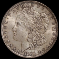 United States 1884-O Silver Morgan Dollar Uncirculated