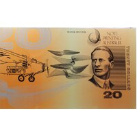 1993 Twenty Dollar Uncut Block of Four Notes - Red Serials