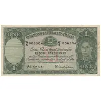 1952 One Pound Coombs/Wilson R32s Very Fine