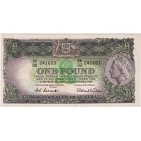 1953 One Pound Coombs/Wilson HA/00 First Prix R33F Extremely Fine