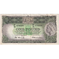 1953 One Pound Coombs/Wilson R33 Extremely Fine